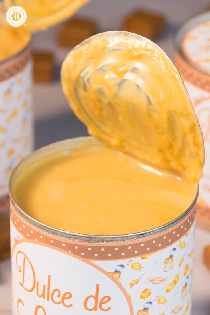 Learn how to make homemade Dulce de Leche and get free printable labels | countryhillcottage.com Learn how to make homemade Dulce de Leche and get free printable labels | countryhillcottage.com