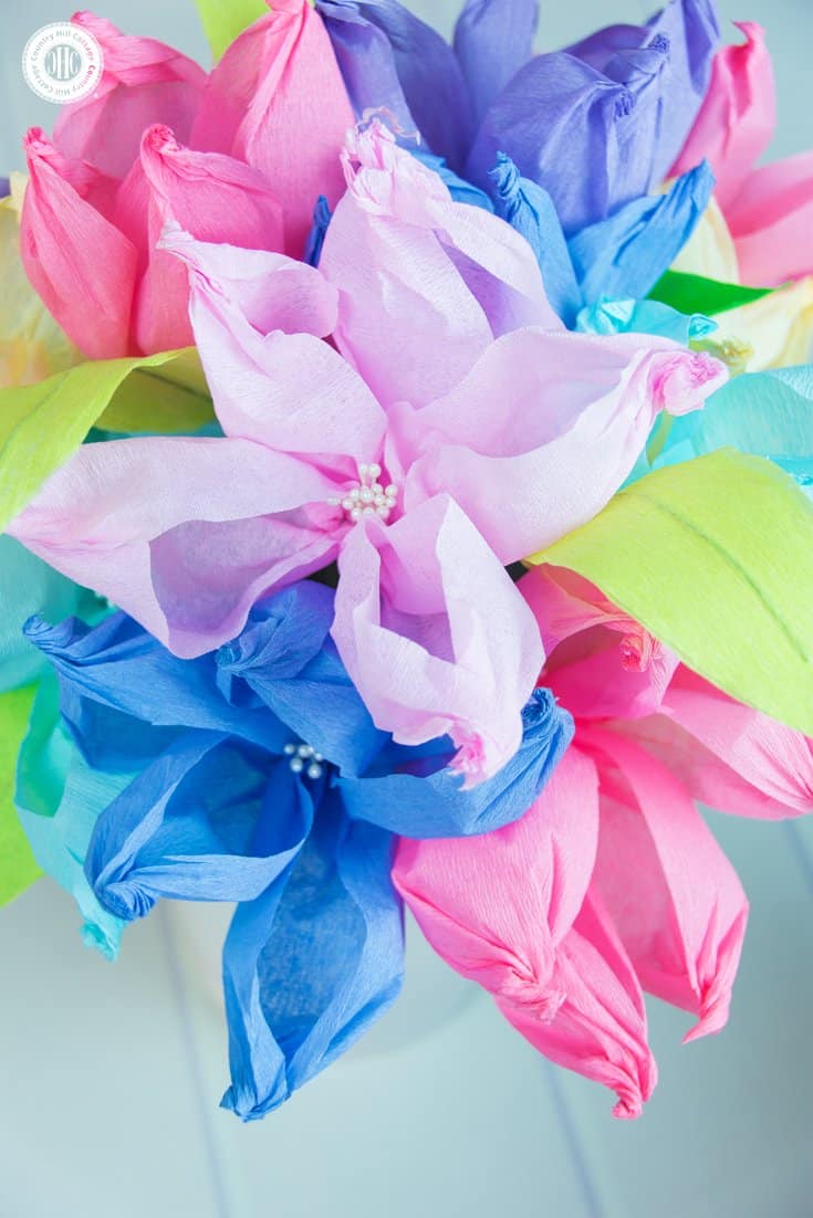 Crepe Paper Flowers The Easiest Paper Flowers
