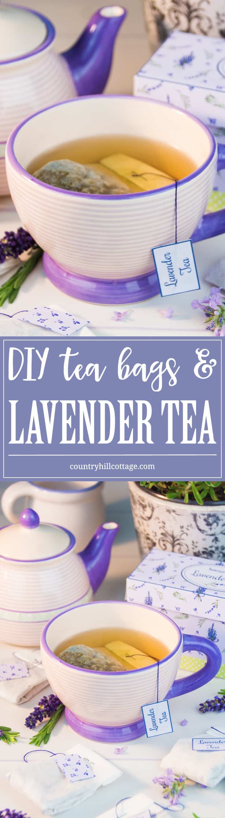 Lavender Tea And Diy Tea Bags From Coffee Filters
