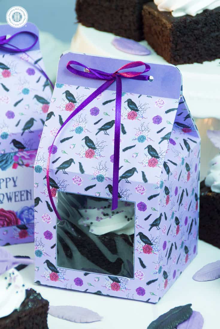 Halloween Cake Boxes Free Printable