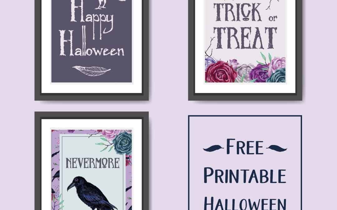 Printable Halloween Wall Art
