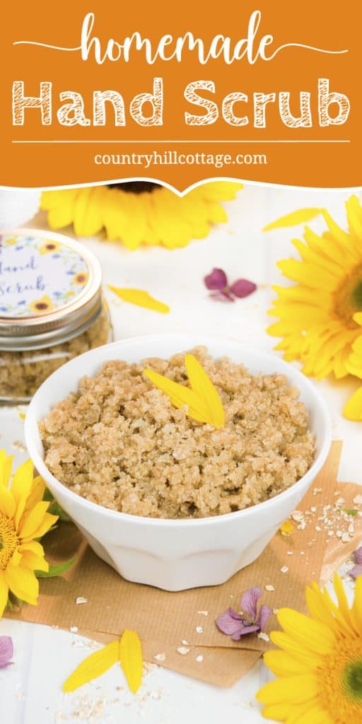 Homemade Hand Scrub | Gentle Oatmeal Scrub