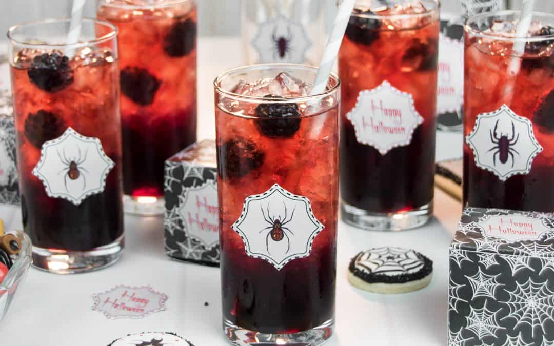 Black Widow Lemonade | Blackberry & Pomegranate Drink