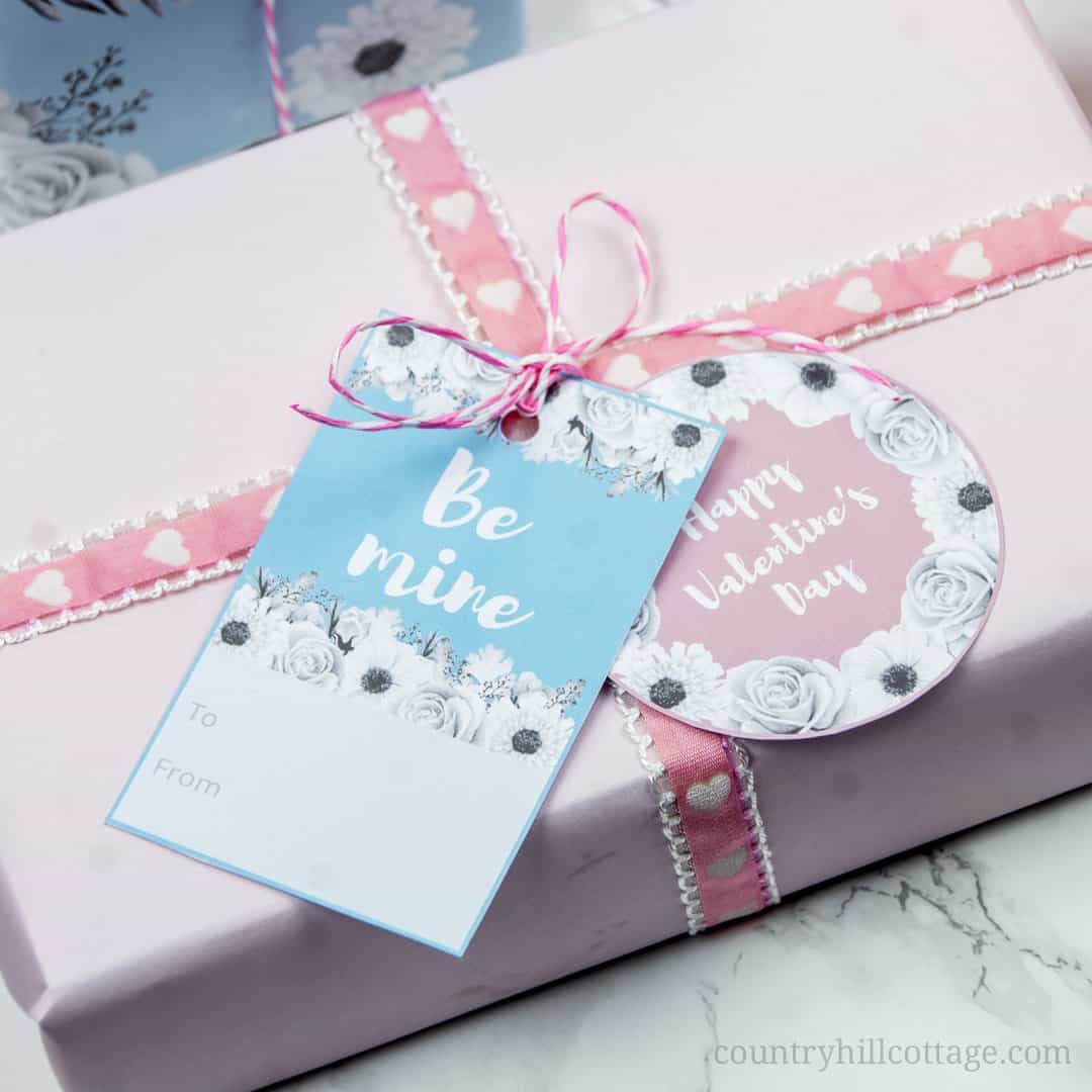 Printable Valentine’s Day gift tags are perfect to decorate gifts for your friends and loved ones. Our printable gift tags are an easy DIY project. All you need to do is print, cut, package and your good to go. The tags are also great for birthdays, Mother’s Day, wedding anniversaries, or to label shower gifts. Use the set as stickers, labels and template for scrap booking, planners, diaries, and to write sweet notes. #printable #gifttag #ValentinesDay #freebie | countryhillcottage.com Printable Valentine’s Day gift tags are perfect to decorate gifts for your friends and loved ones. Our printable gift tags are an easy DIY project. All you need to do is print, cut, package and your good to go. The tags are also great for birthdays, Mother’s Day, wedding anniversaries, or to label shower gifts. Use the set as stickers, labels and template for scrap booking, planners, diaries, and to write sweet notes. #printable #gifttag #ValentinesDay #freebie | countryhillcottage.com