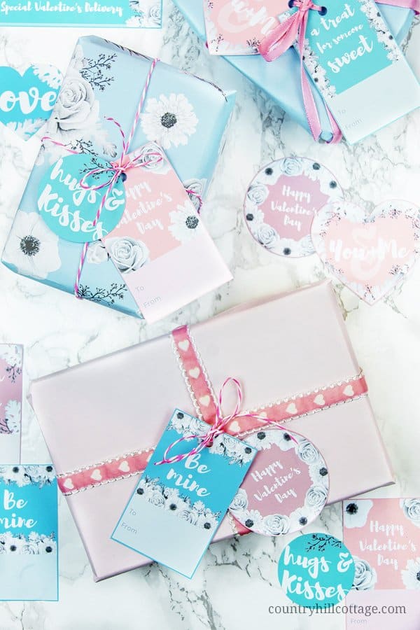 Printable Valentine’s Day gift tags are perfect to decorate gifts for your friends and loved ones. Our printable gift tags are an easy DIY project. All you need to do is print, cut, package and your good to go. The tags are also great for birthdays, Mother’s Day, wedding anniversaries, or to label shower gifts. Use the set as stickers, labels and template for scrap booking, planners, diaries, and to write sweet notes. #printable #gifttag #ValentinesDay #freebie | countryhillcottage.com Printable Valentine’s Day gift tags are perfect to decorate gifts for your friends and loved ones. Our printable gift tags are an easy DIY project. All you need to do is print, cut, package and your good to go. The tags are also great for birthdays, Mother’s Day, wedding anniversaries, or to label shower gifts. Use the set as stickers, labels and template for scrap booking, planners, diaries, and to write sweet notes. #printable #gifttag #ValentinesDay #freebie | countryhillcottage.com