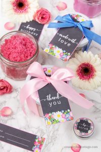 DIY Spa Kit with Free Printable Labels | Easy Homemade Gift Idea