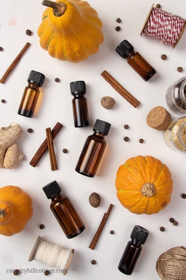 Learn how to make your home smell like autumn with 6 seasonal essential oil blends for fall! Autumn essential oils provide cozy fall fragrances & calming natural scents to enjoy all season long. Fall essential oil diffuser blend recipes are easy and will help you relax. The DIY essential oil blends are great air freshener and good for aromatherapy, home fragrance, relaxation, focus, energy & purification. #diffuserblends #essentialoils #fall #autumn #aromatherapy #diy | countryhillcottage.com