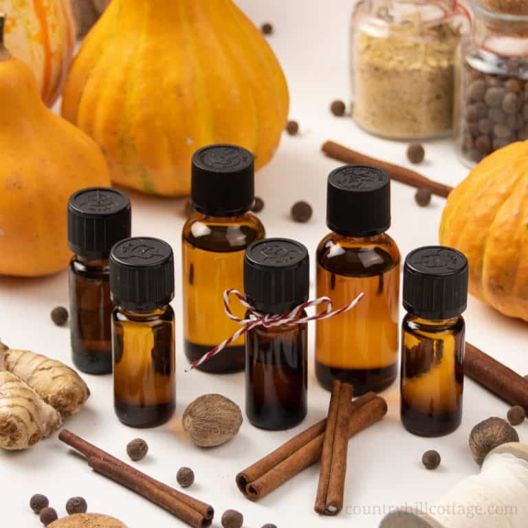 Learn how to make your home smell like autumn with 6 seasonal essential oil blends for fall! Autumn essential oils provide cozy fall fragrances & calming natural scents to enjoy all season long. Fall essential oil diffuser blend recipes are easy and will help you relax. The DIY essential oil blends are great air freshener and good for aromatherapy, home fragrance, relaxation, focus, energy & purification. #diffuserblends #essentialoils #fall #autumn #aromatherapy #diy | countryhillcottage.com