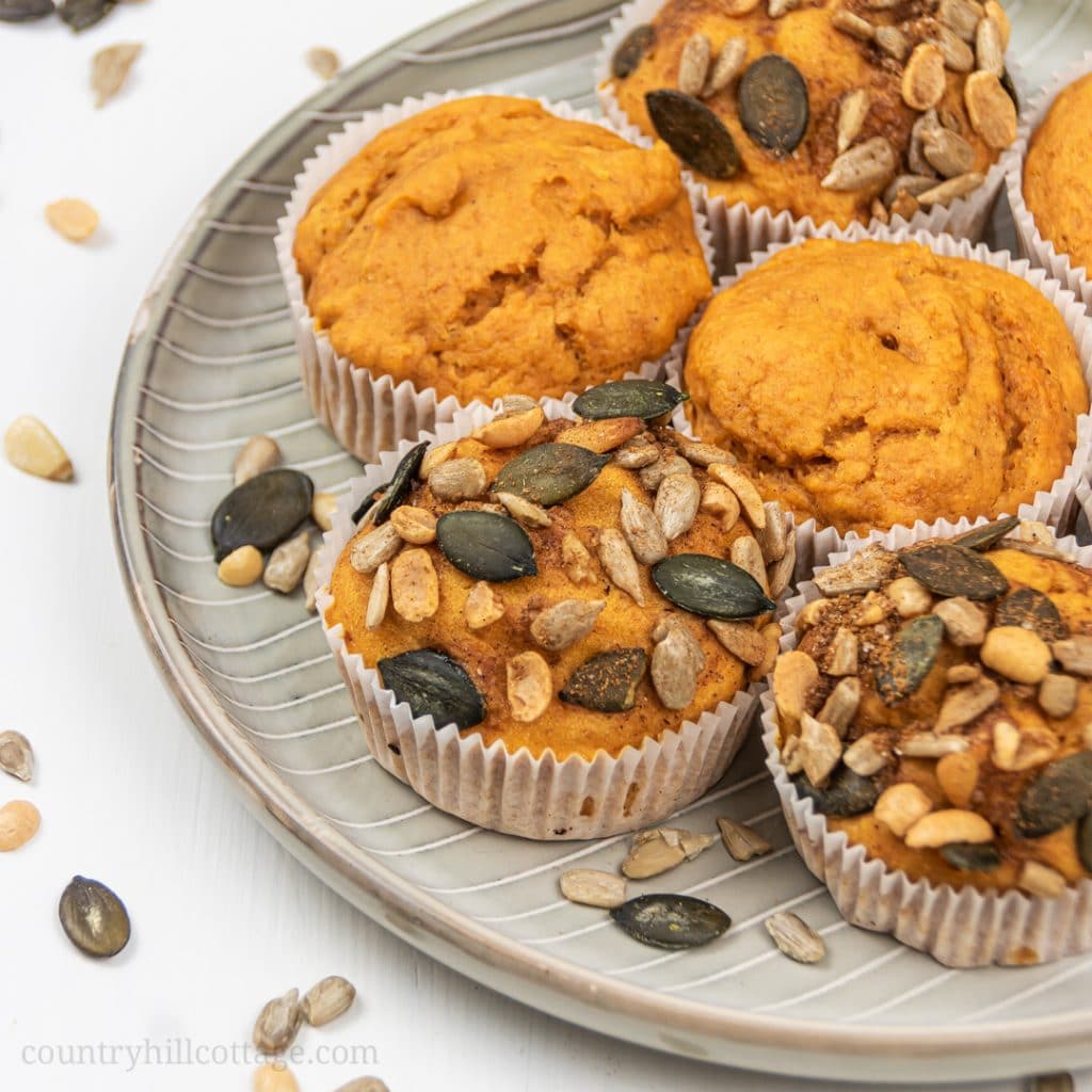 Easy Healthy Pumpkin Muffins Recipe Vegan & Gluten Free