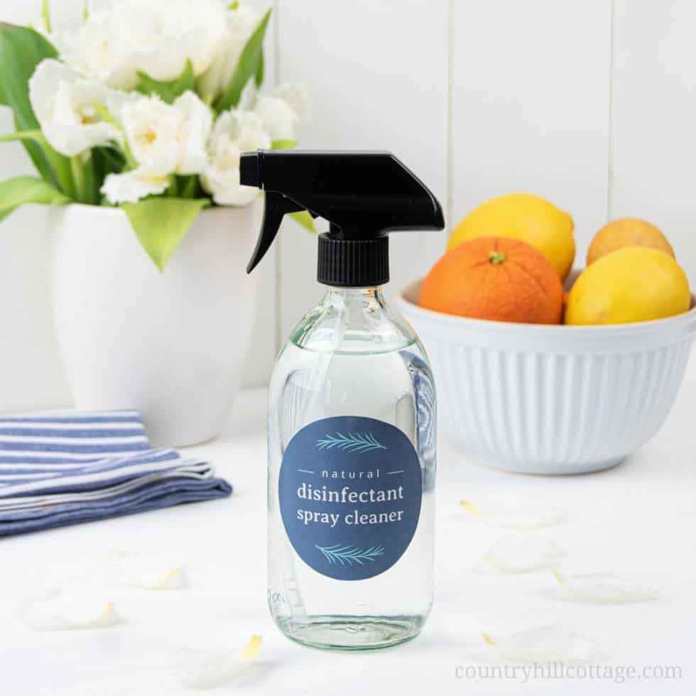 DIY Disinfectant Spray Natural Homemade Disinfecting Spray