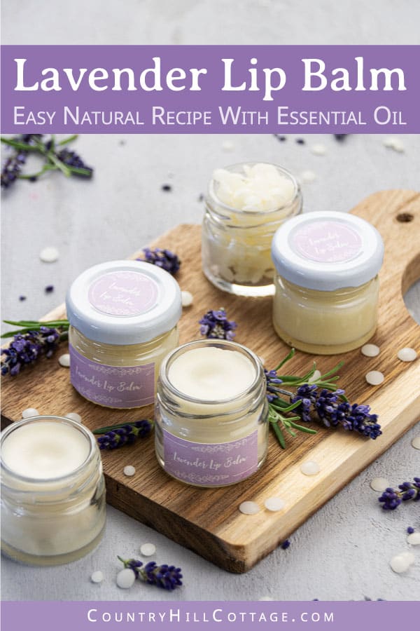 DIY Lip Balm Recipe with Lavender Essential Oil