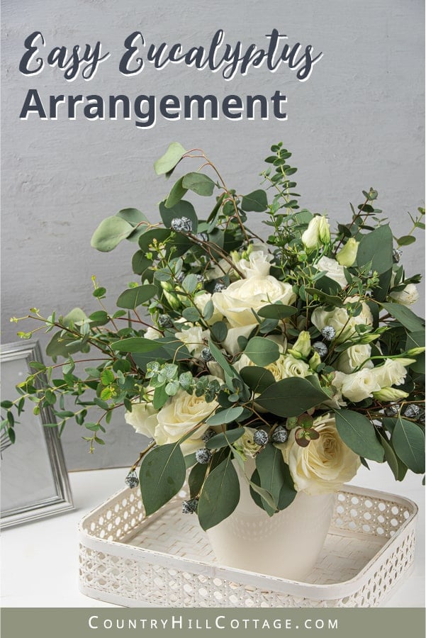 Eucalyptus Arrangement Simple Modern DIY Flower Arrangement