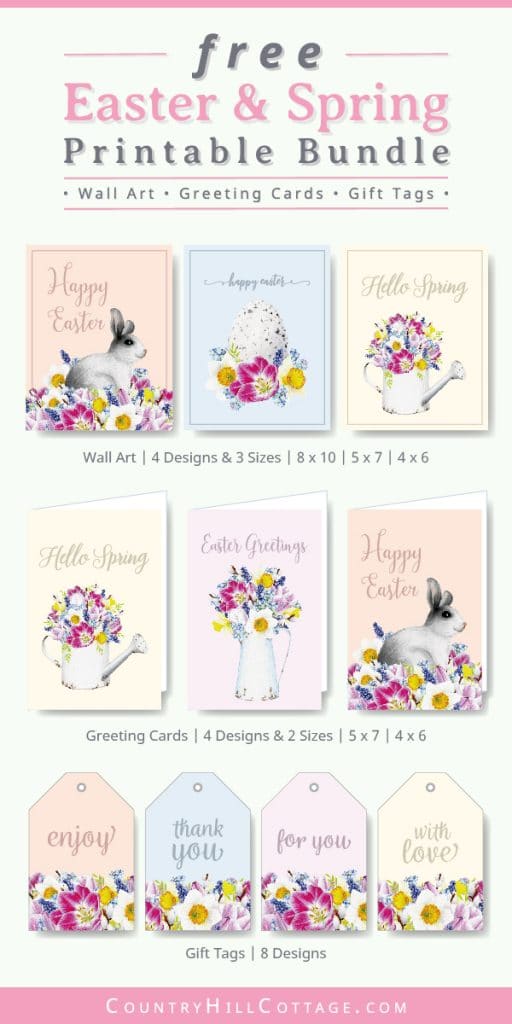 Free Easter Printables Wall Art Easter Tags Easter Cards