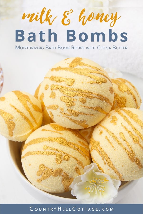 DIY Moisturising Bath Bombs Recipe Homemade Milk & Honey Bath Bombs