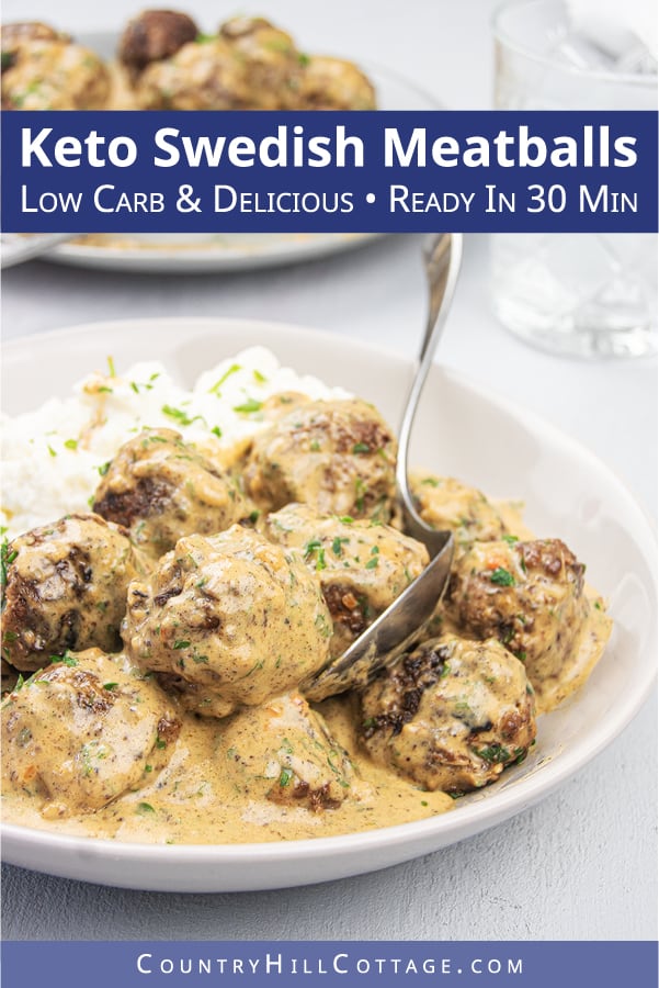 Keto LowCarb GlutenFree Swedish Meatballs Recipe