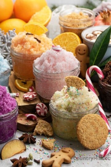 DIY Christmas Sugar Scrub Recipes