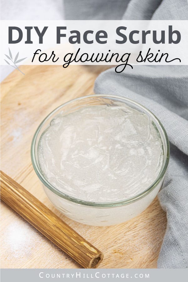 Homemade exfoliating discount face scrub