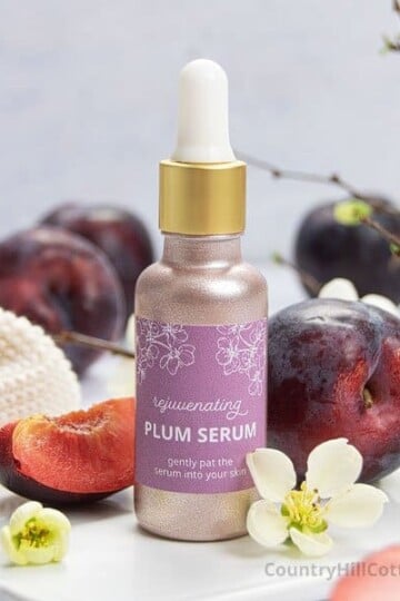 Homemade plum serum recipe