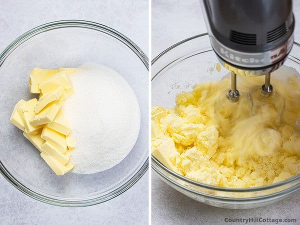 Step 1: Cream butter and sugar