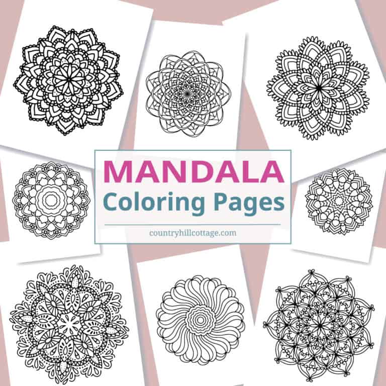 free mandala coloring pages