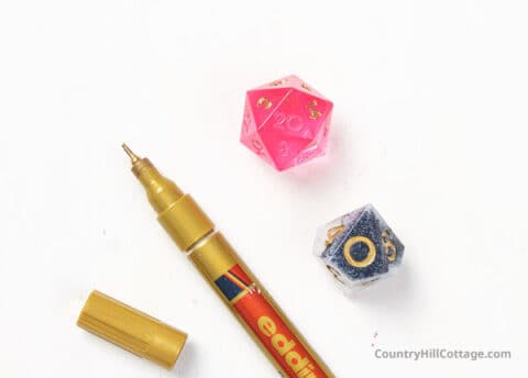 How To Make Resin Dice {DIY Polyhedral Dice Without A Pressure Pot}