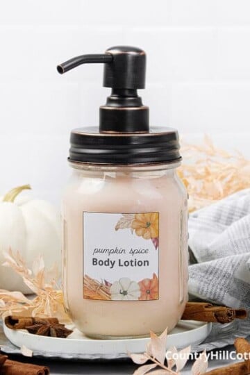 diy pumpkin lotion