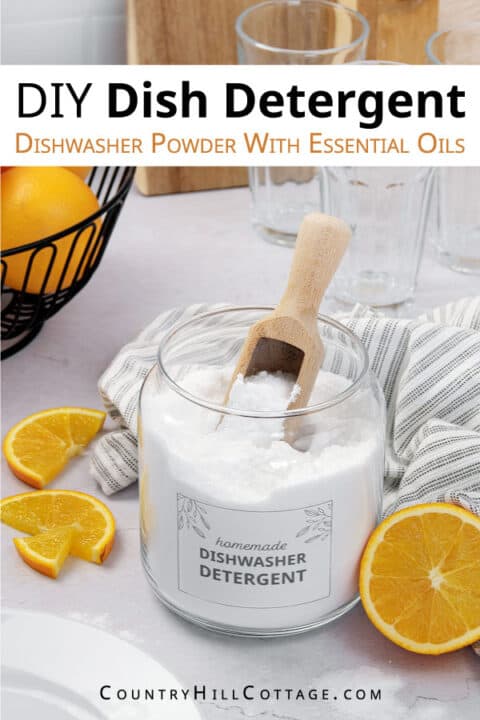DIY Dishwasher Detergent {Without Borax, Baking Soda & Citric Acid}