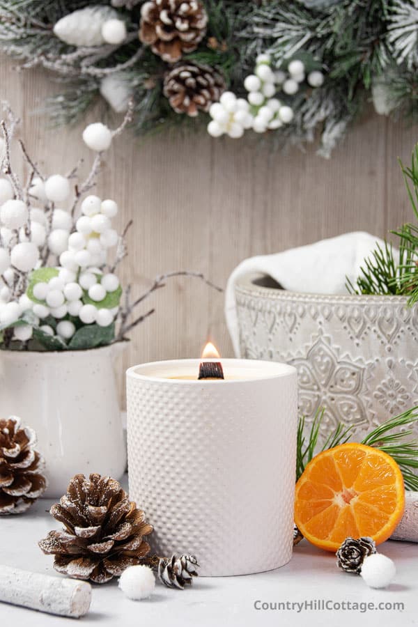 bath and body works inspired winter candle