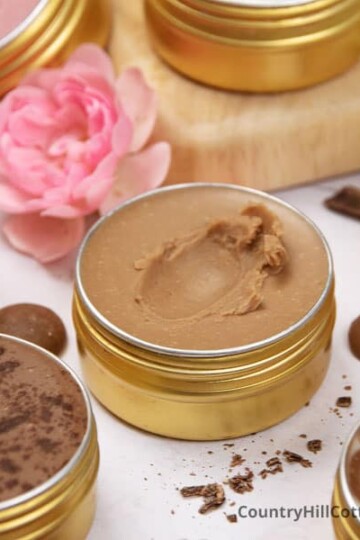 chocolate flavored lip balm