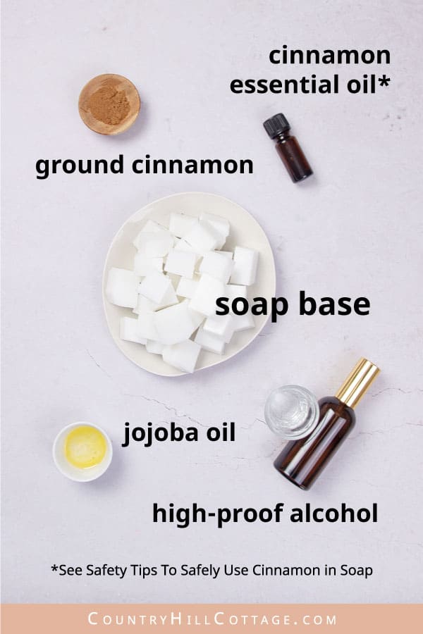 cinnamon soap ingredients