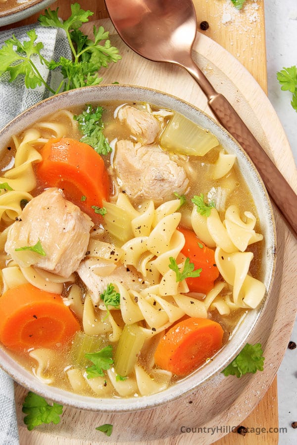 chunky chicken soup