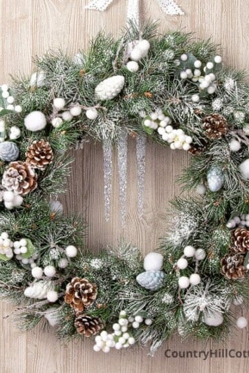 DIY winter wreath