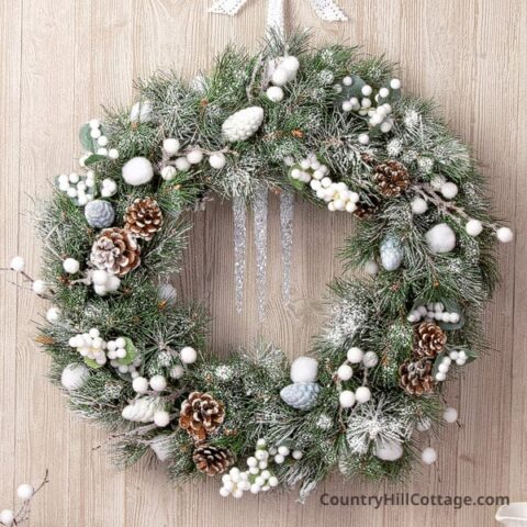 DIY winter wreath