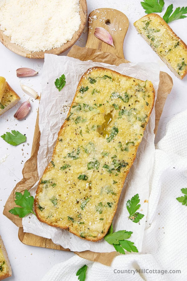 how to make garlic bread without butter