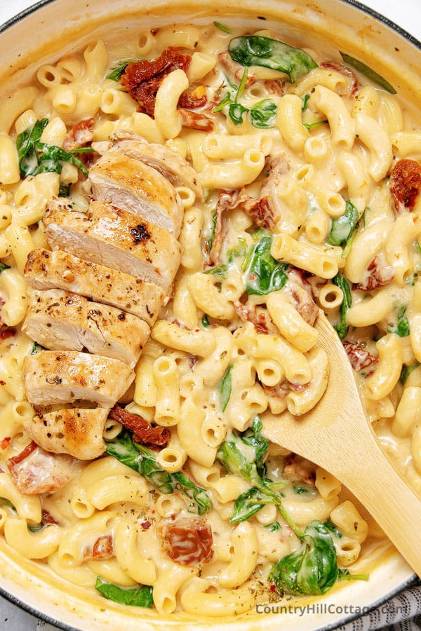 mac and cheese with chicken