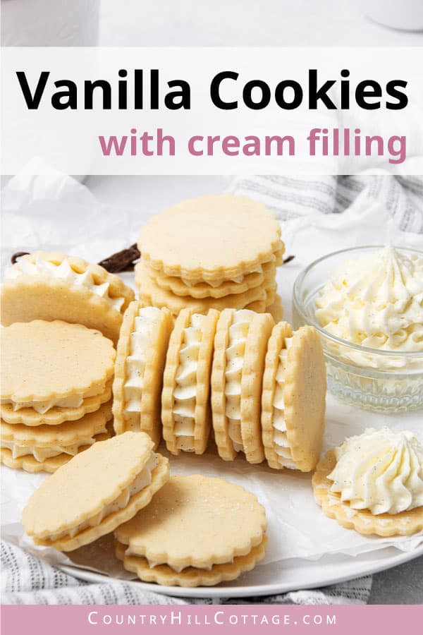vanilla creme sandwich cookies
