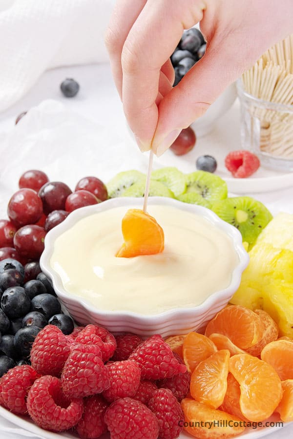 2 ingredient fruit dip