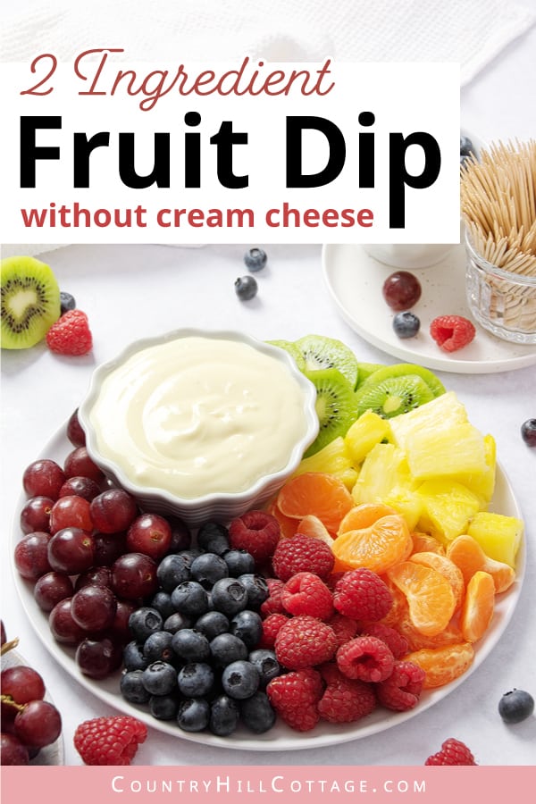 condensed milk fruit dip