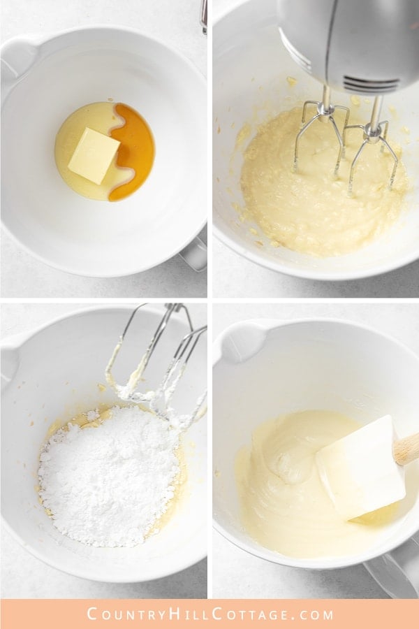 how to make condensed milk glaze
