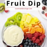 sweetened condensed milk fruit dip