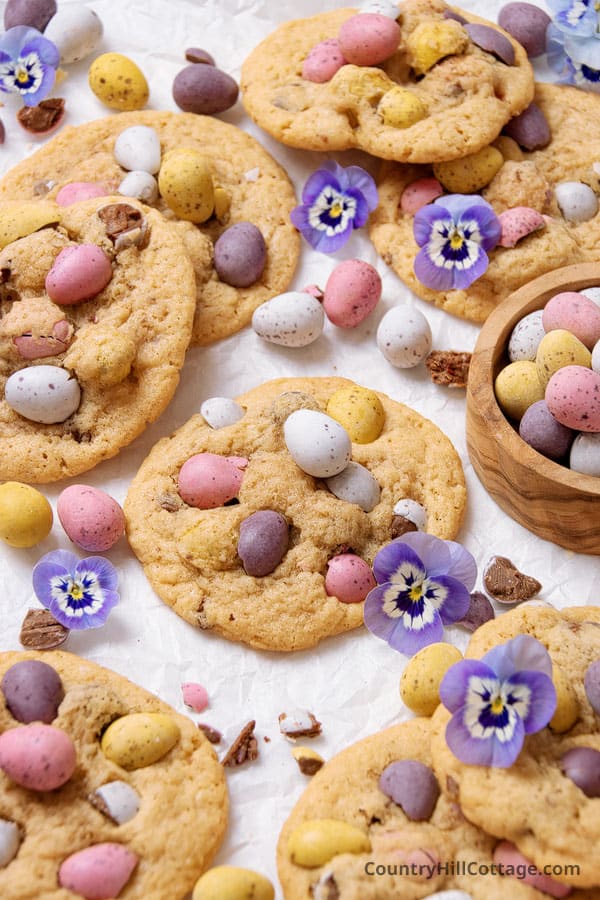 Cadbury egg cookies