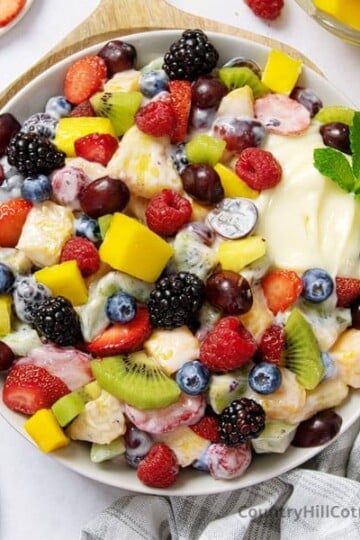 condensed milk fruit salad