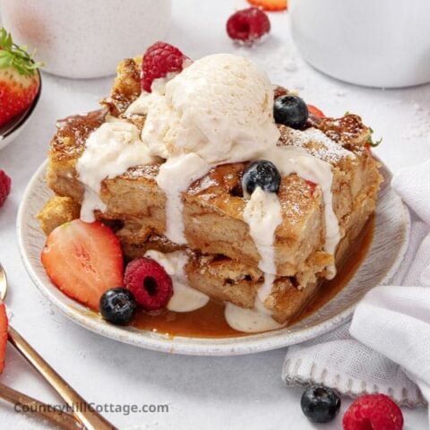 hamburger bun bread pudding recipe