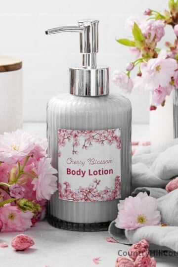 Japanese cherry blossom lotion