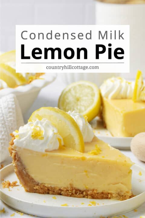 Condensed Milk Lemon Pie