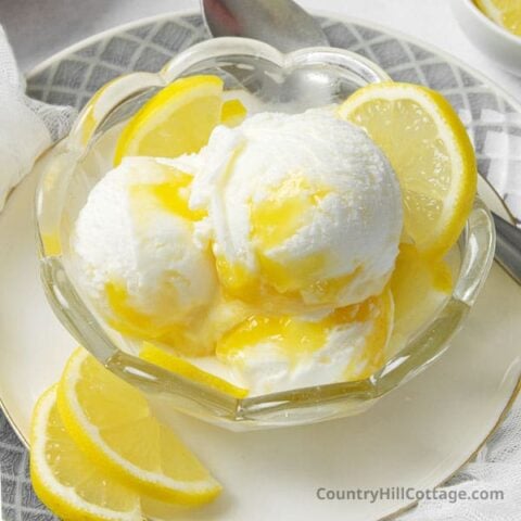 lemon ice cream recipe