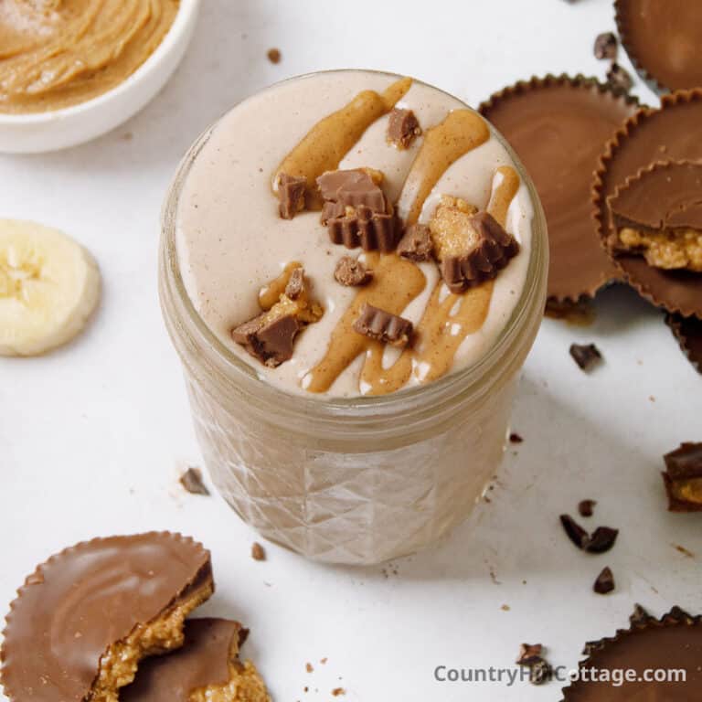 peanut butter cup tropical smoothie