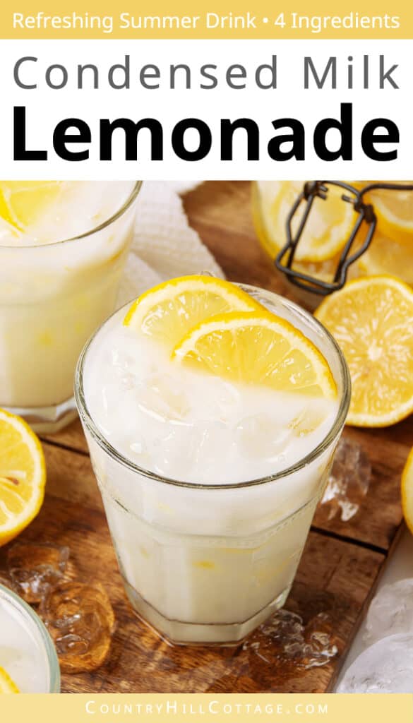 Creamy Lemonade With Condensed Milk