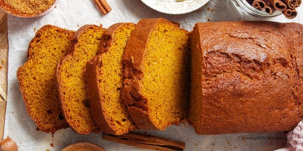 downeast Maine pumpkin bread