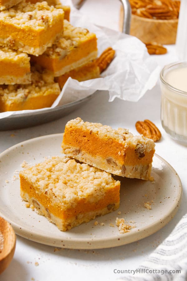 pumpkin pie bars with condensed milk
